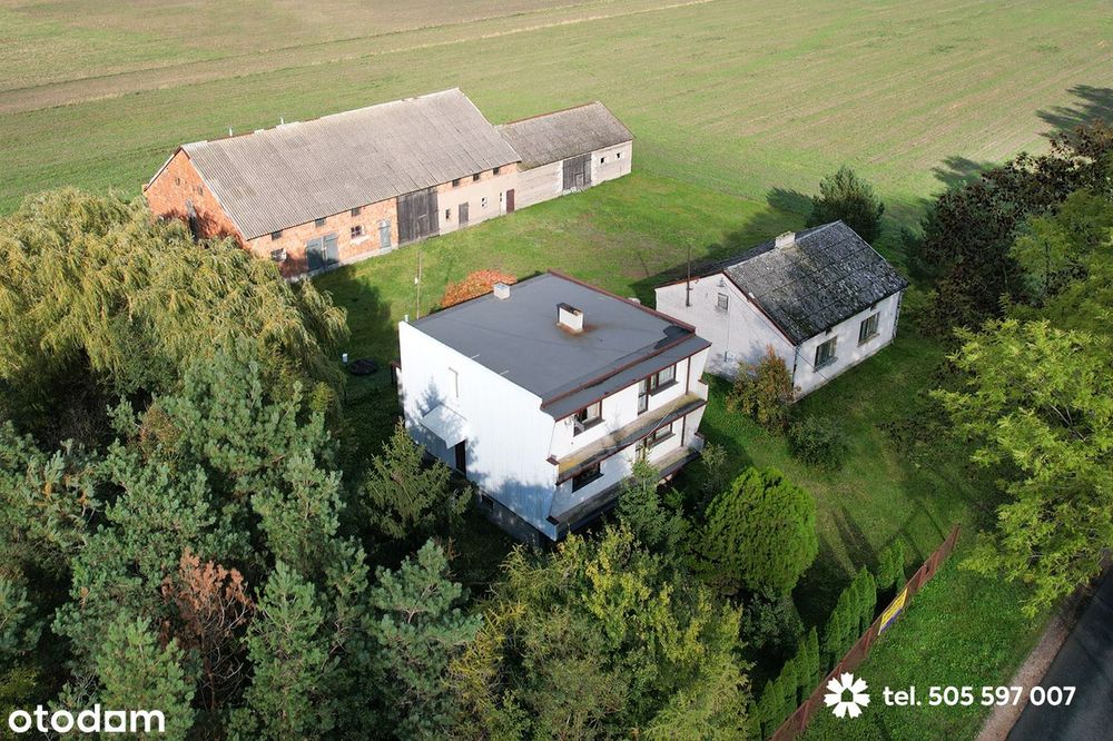 Na sprzedaż 2 domy +  budynki gospodarcze na dużej działce  ok 3500 m2