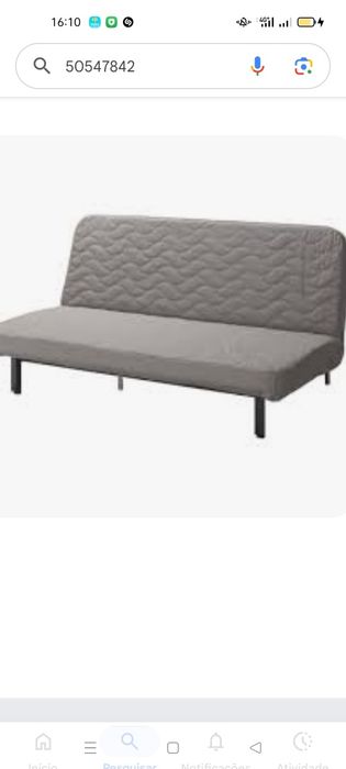 Capa p/sofá-cama Nyhamn/ Jogo cama El Corte Inglês. NOVOS