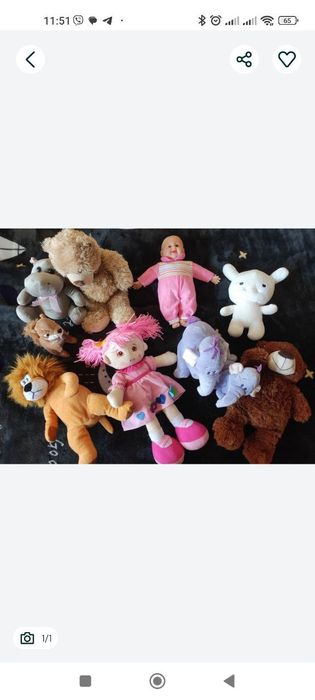 М'які іграшки пупс лялька