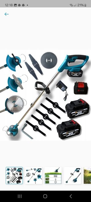 Zestaw piła łańcuchowa Sekator podkaszarka do trawy