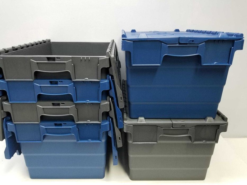 Pojemnik Kurierski Transportowy Magazynowy Skrzynka Plastik 60x40x32cm