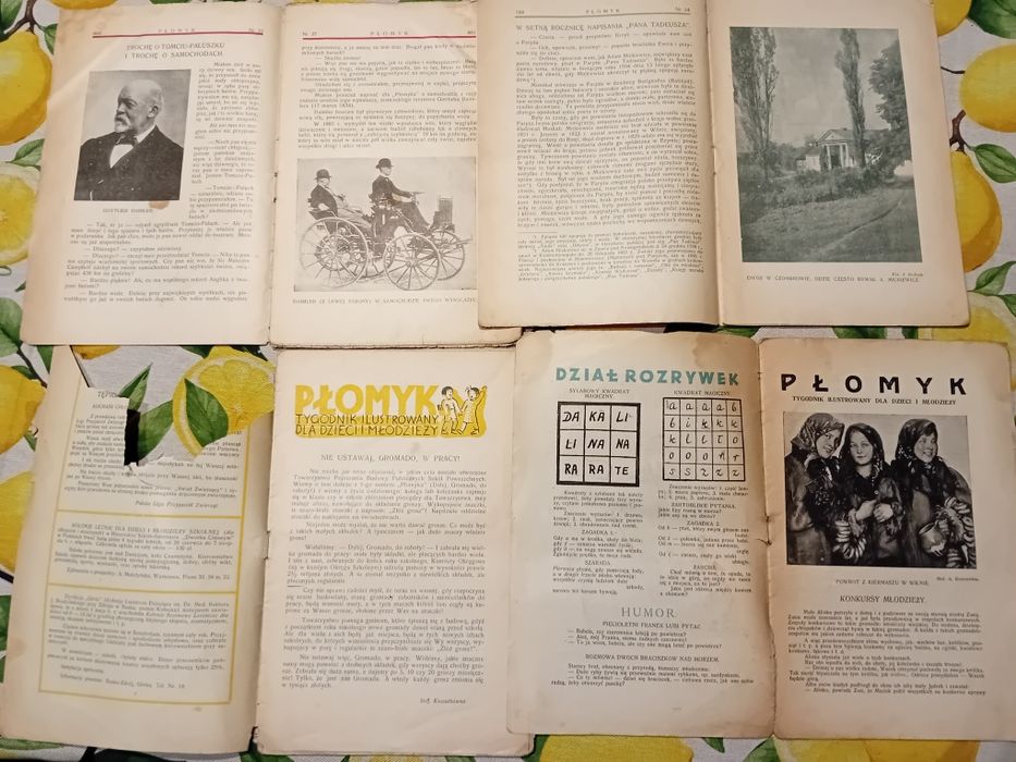 PŁOMYK tygodnik 1934 rok 4 sztuki