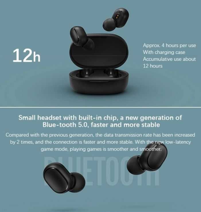 Беспроводные наушники Xiaomi Redmi Airdots 2 + подарок