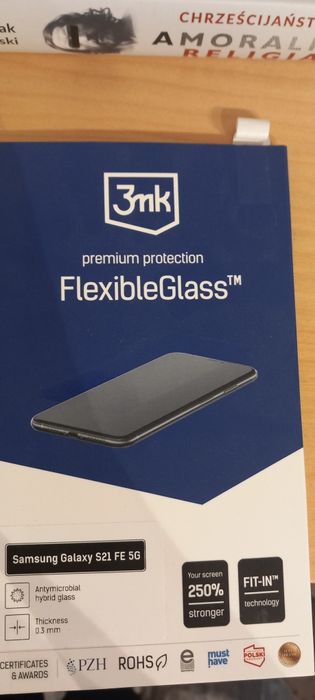 Szkło hybrydowe 3MK FlexibleGlass do Samsung S21 FE 5G
