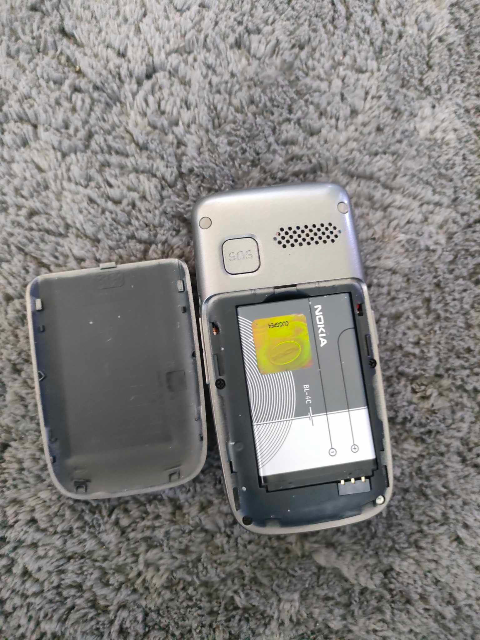 Telefon dla seniora - myPhone Rumba 1 - srebny