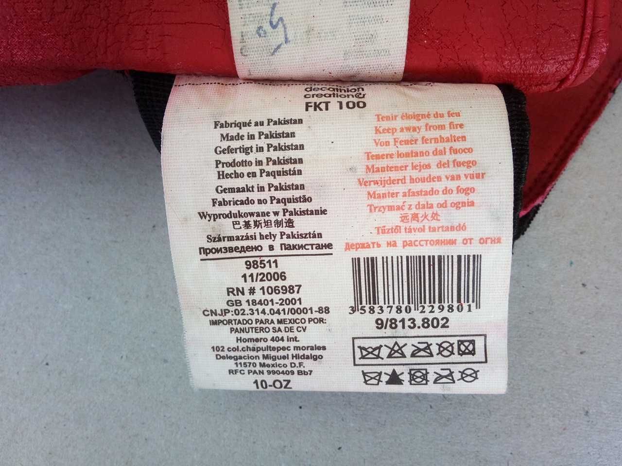 Par de luvas de Box ou para artes marciais da marca Domyos.