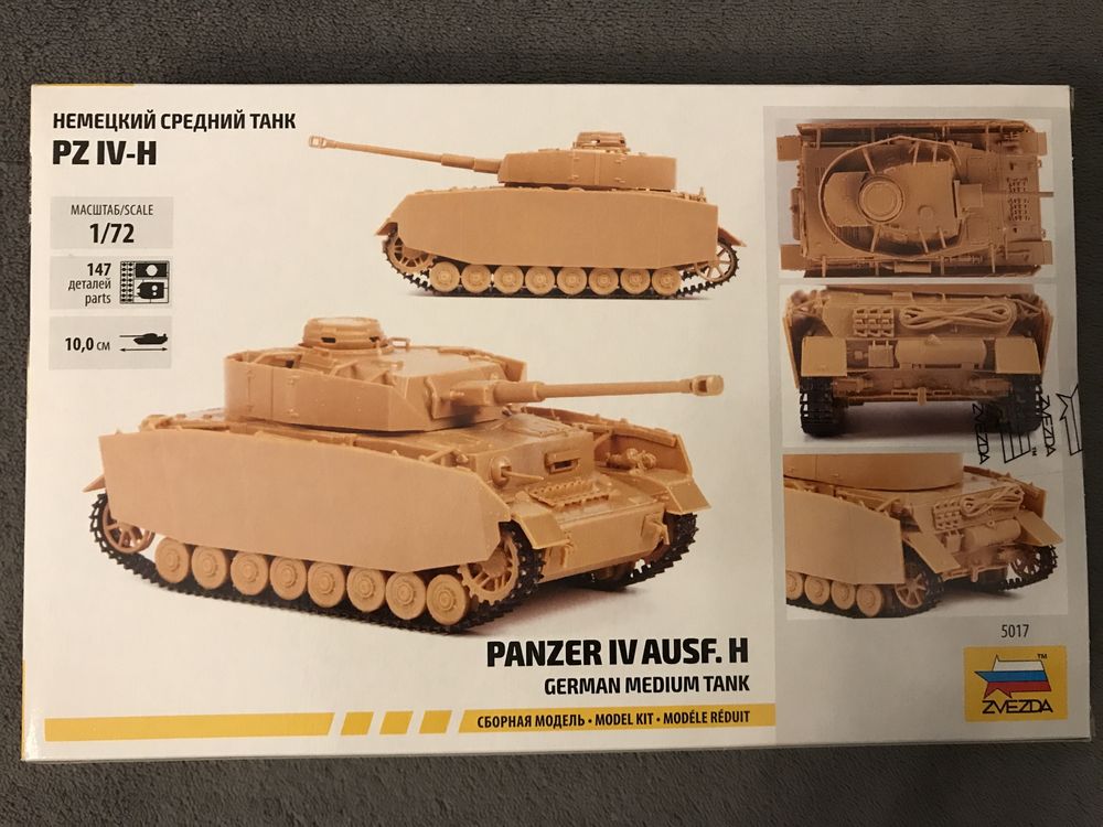 Model do sklejania czołg Panzer IV zvezda 5017