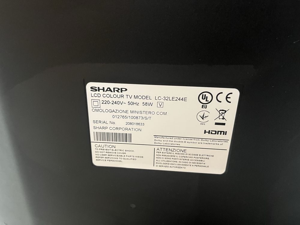 Telewizor Sharp lcd aquos 32”