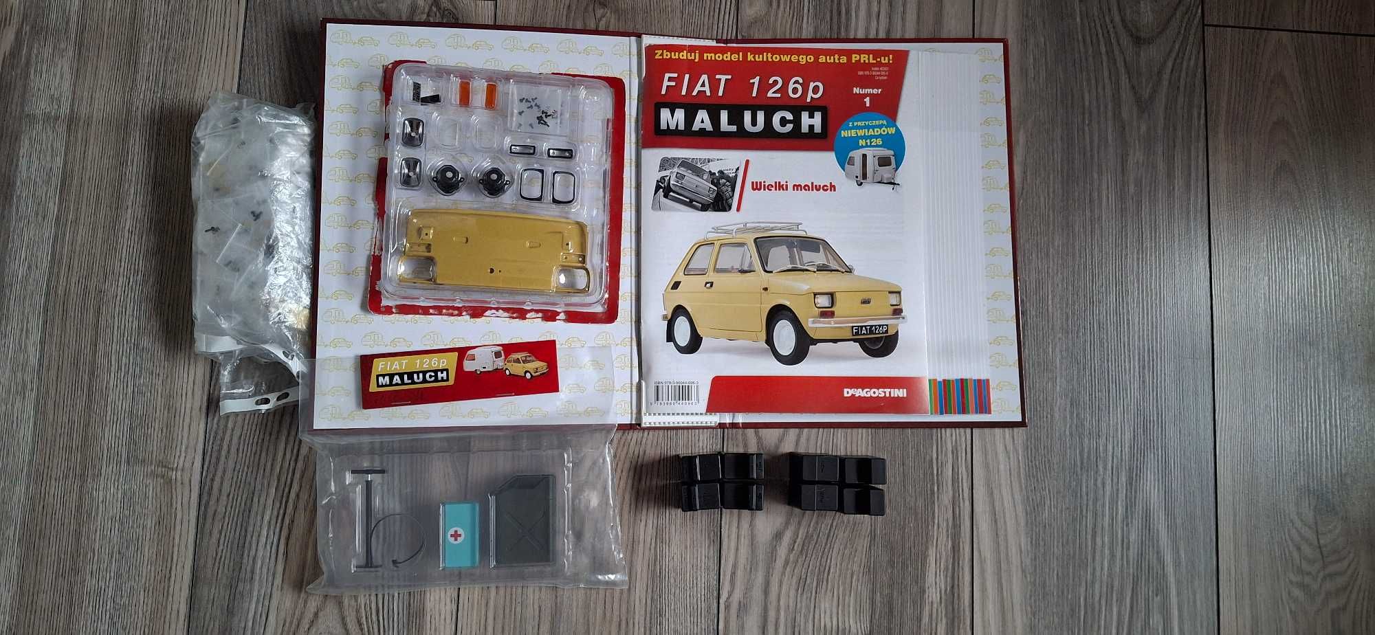 Model Fiat 126p DeAgostini w skali 1:8
