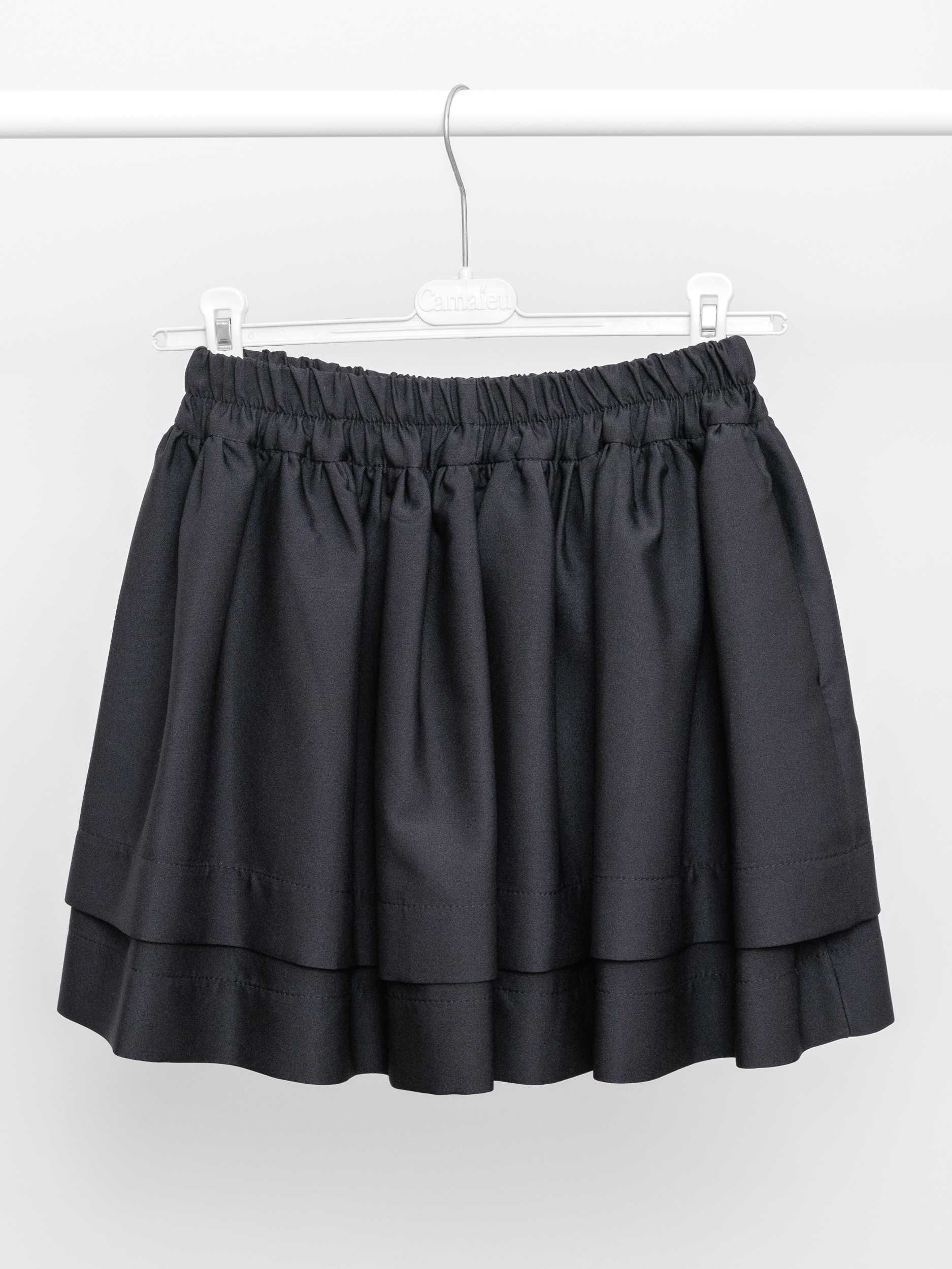 Spódnica mini czarna z kieszeniami rozmiar 38