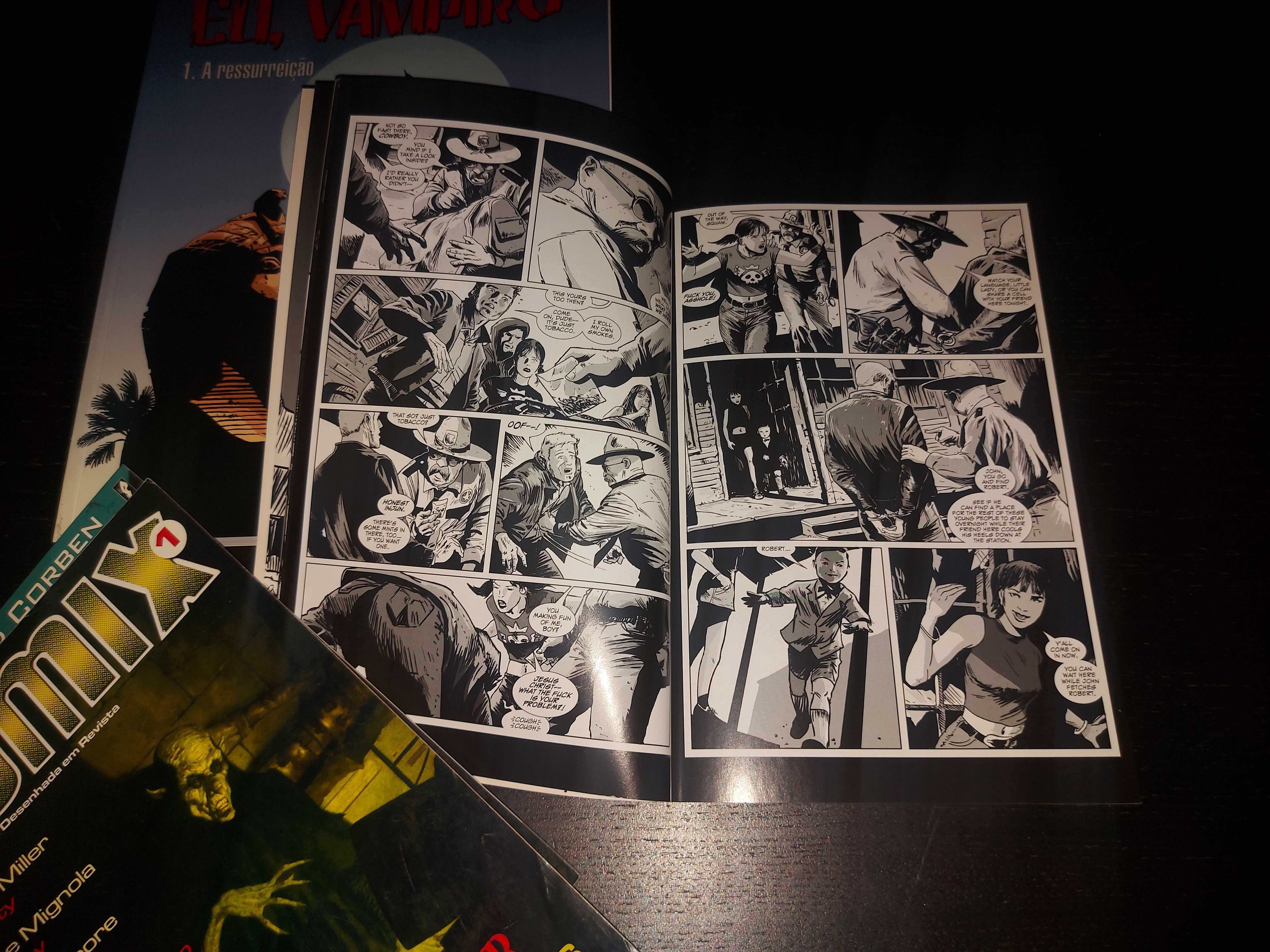 BD de terror - pack 4 álbuns e revistas