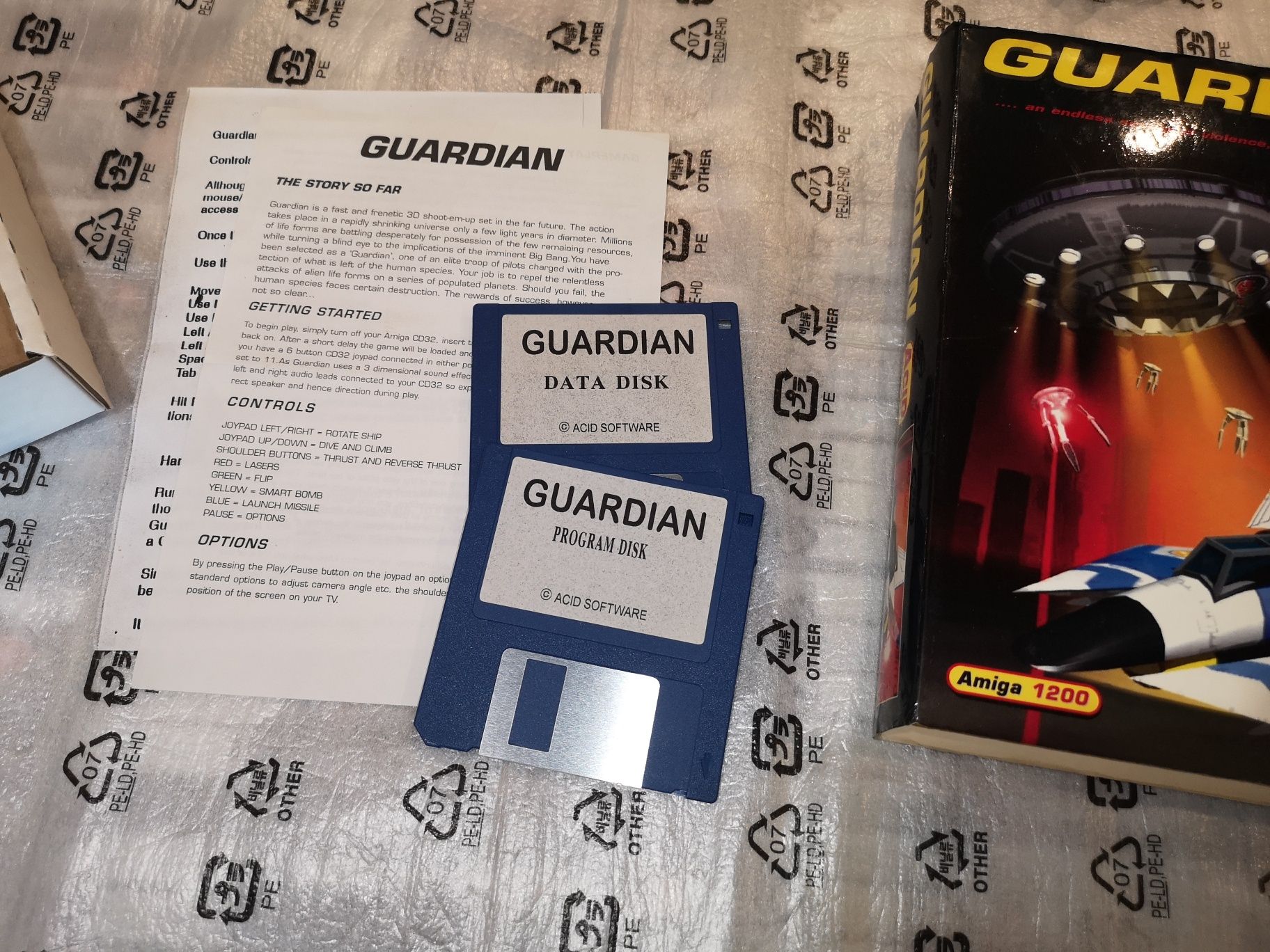 Guardian AMIGA gra Big box (od kolekcjonera) kioskzgrami