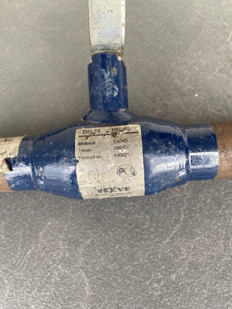 Кульовий кран VEXVE X для води до 200С, різьба DN25 PN40,