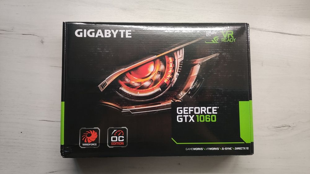 Відеокарта GIGABYTE GeForce GTX 1060 6gb