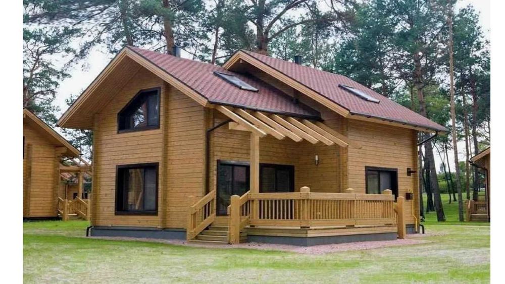 Casa de Madeira T.3 DUPLEX Bungalow Pré-Fabricada