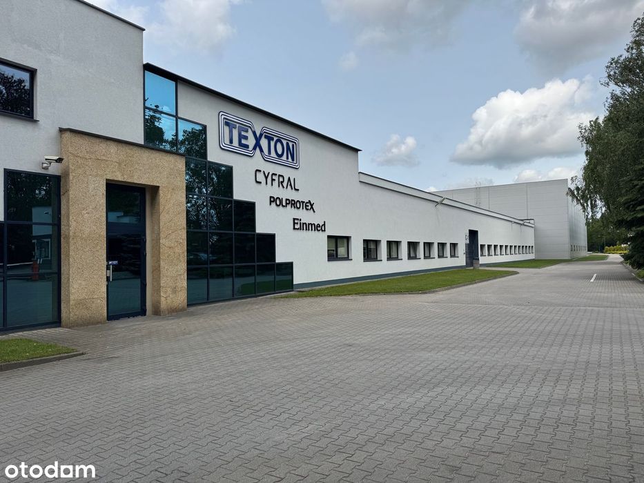 Hale produkcyjno magazynowe w Zgierzu – 18840m² powierzchni użytkowej!