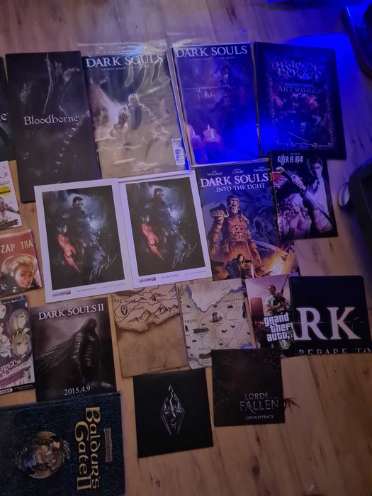 Kolekcja z gier - Dark Souls, Mass Effect, Fallout, Bloodborne...