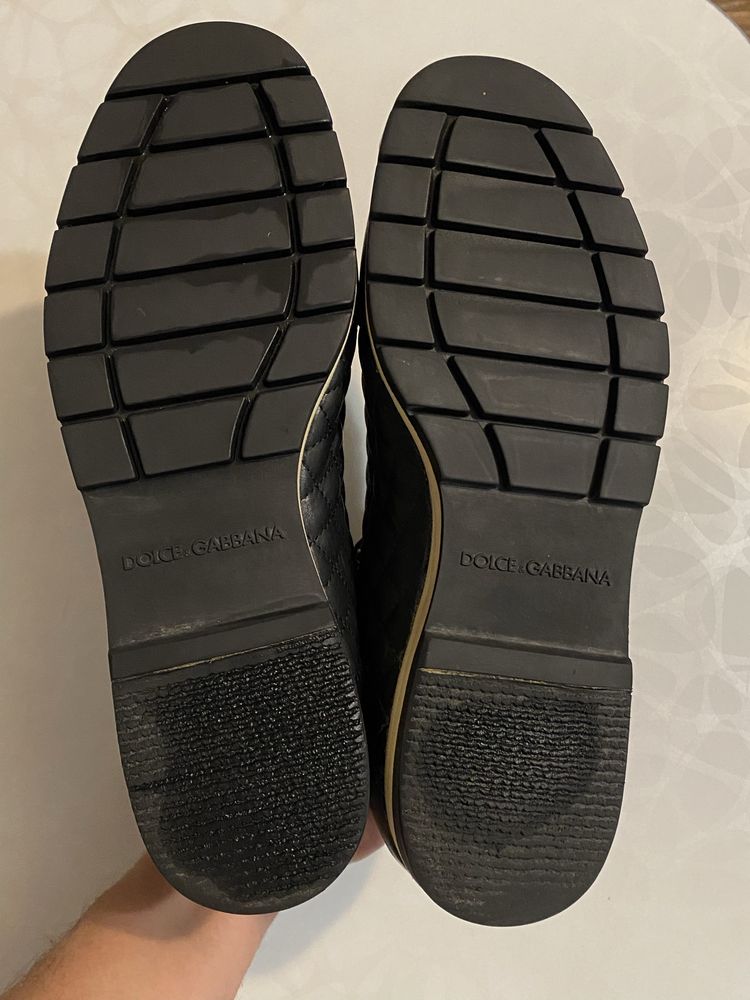 ботинки кожаные Dolce & Gabbana Оригинал Размер 41 - 26,5 см