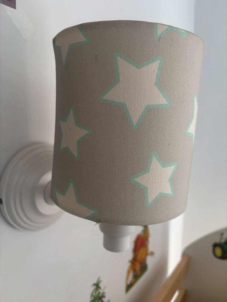 Dwa kinkiety kinkiet lampa ścienna gwiazdki szary lampsandco