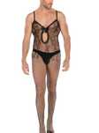 MĘSKA sexy bielizna erotyczna body bodystocking komplet