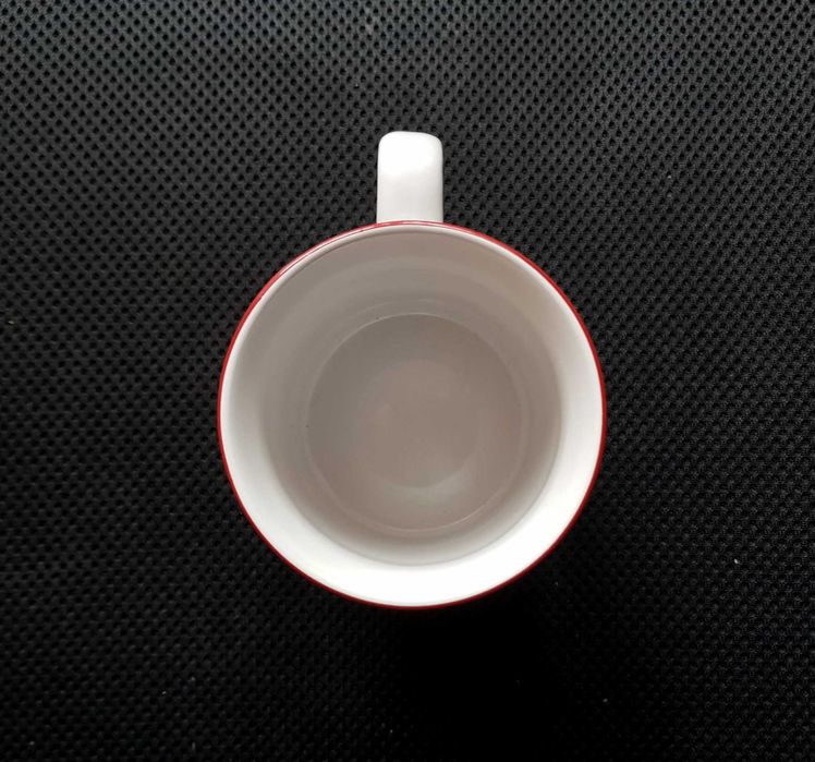 Porcelit Pruszków kubek grochy kółka