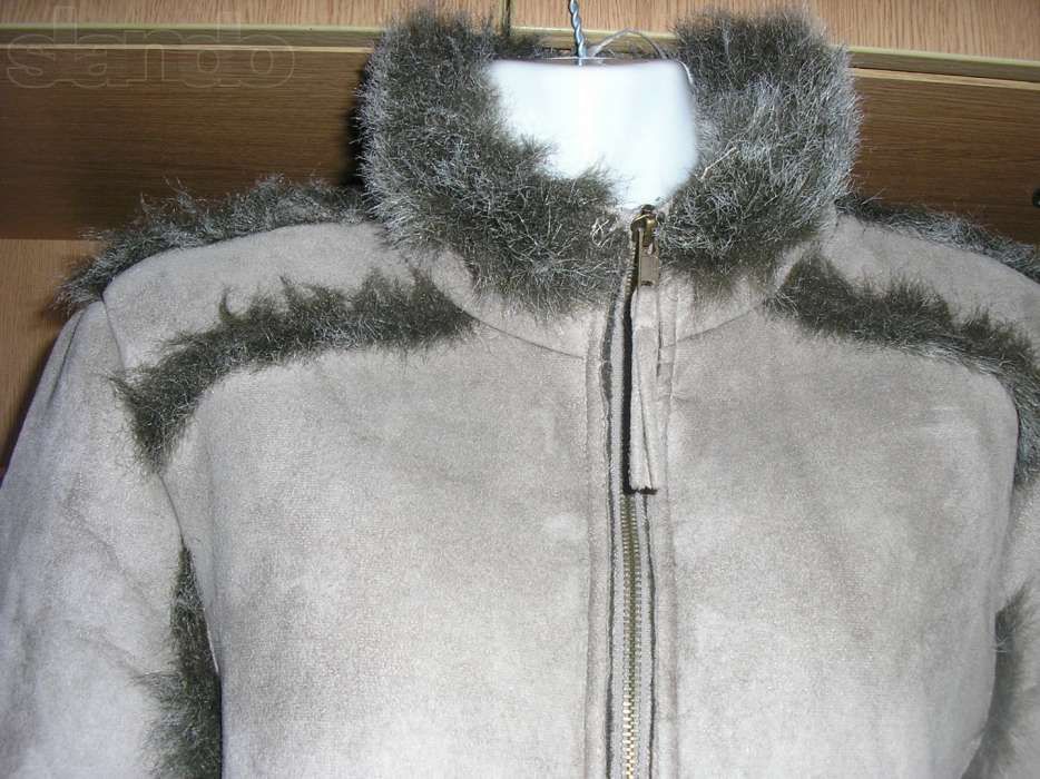 Дубленка куртка жіноча женская  штучне хутро з довгим ворсом .Фірмова.