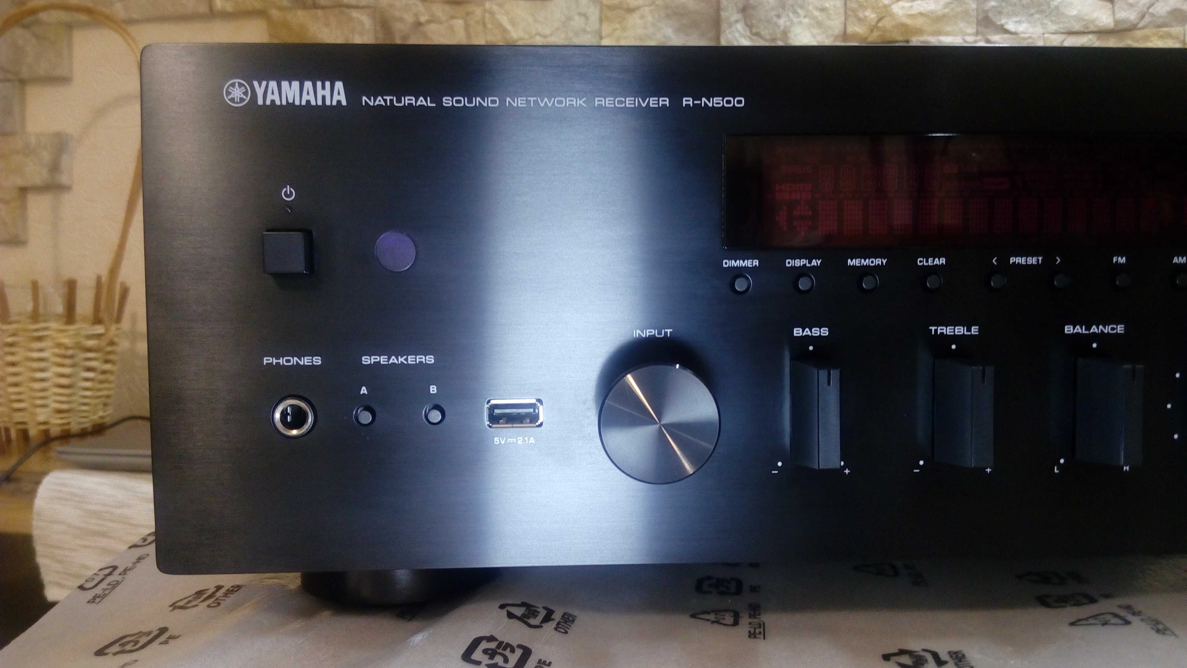 Стерео підсилювач Yamaha R-N 500 новий усилитель ресивер ЦАП