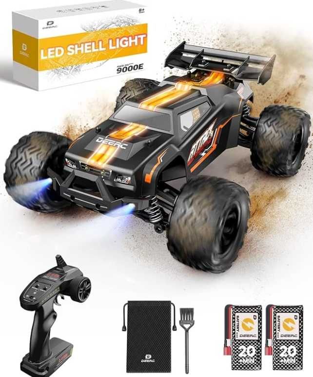 Zdalnie Sterowany Samochód RC 4WD 40kmh LED dla Dzieci i Dorosłych