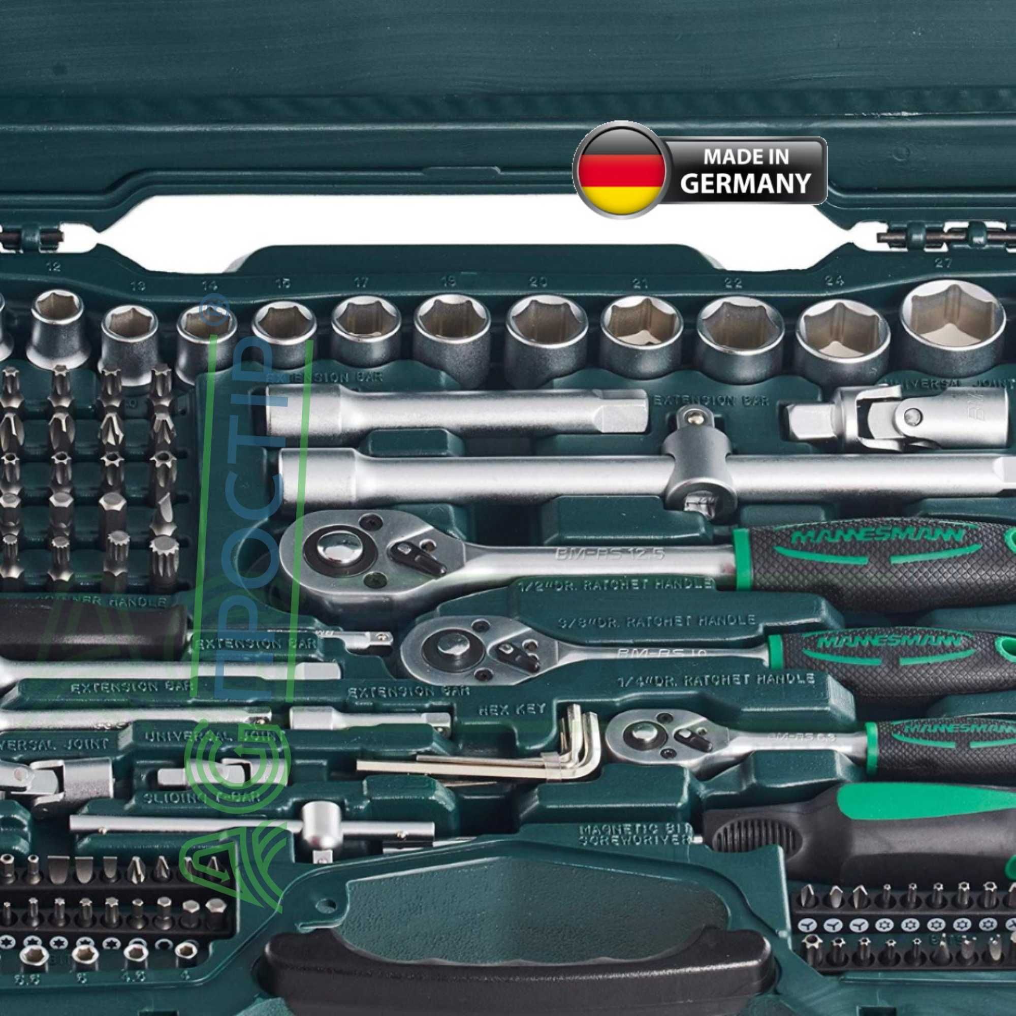 Набір інструментів Ключі ріжкові Голівки Mannesmann 215 GERMANY M98430