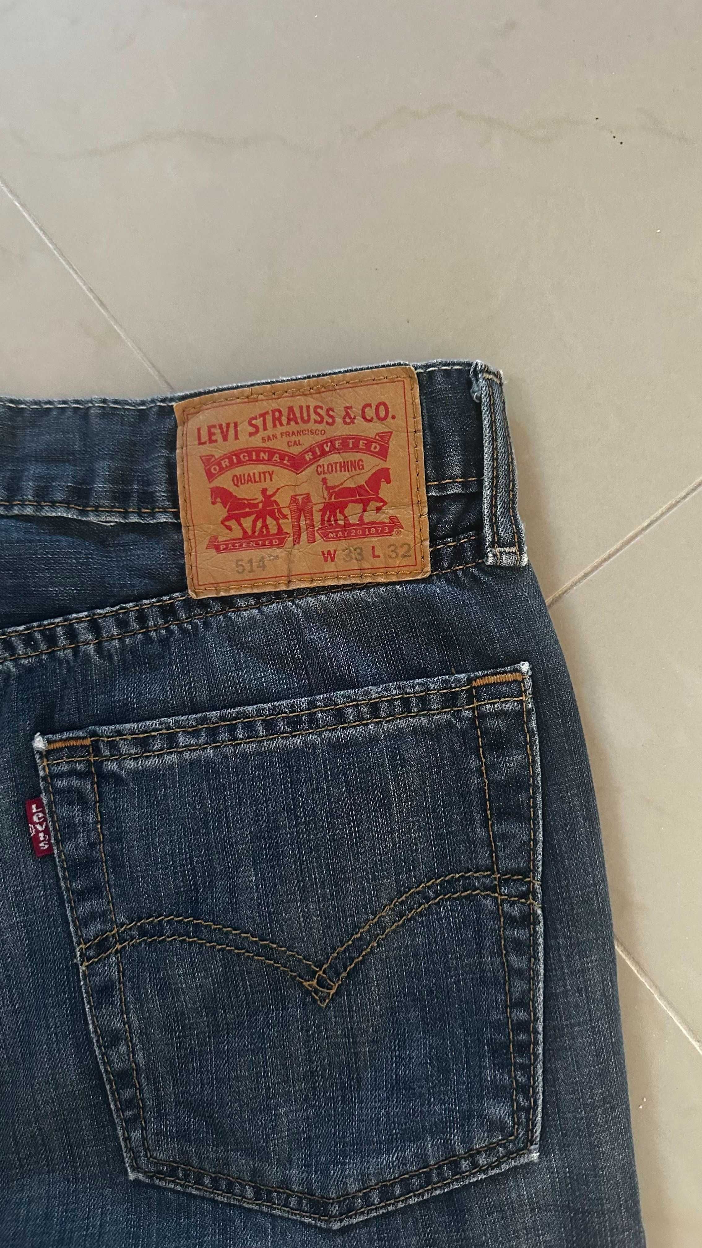 Levis 514 W33 Szorty Krótkie Spodenki Piękne