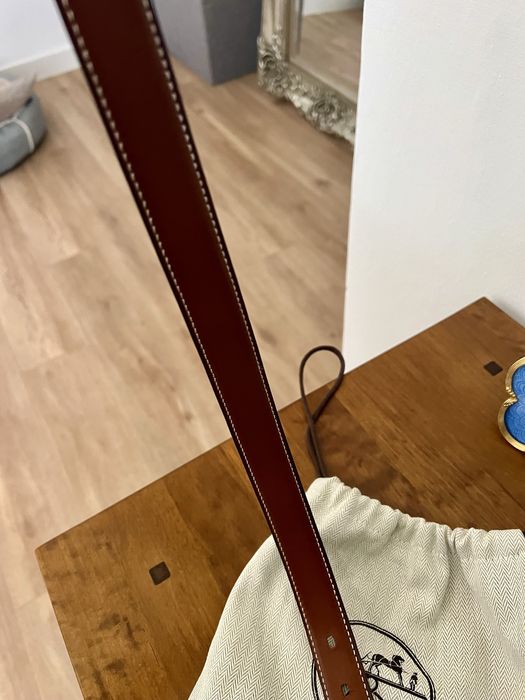 Hermes Skorzany Pasek Oryginalny