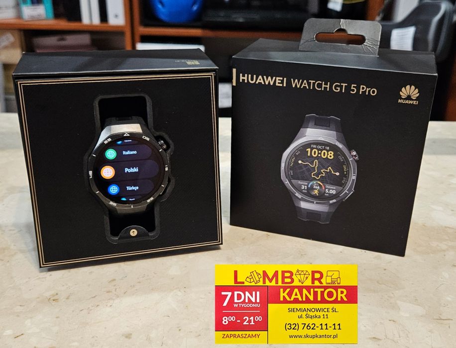 5554/25 Smartwatch Huawei Watch GT5 Pro  VLI-B29  Gwarancja
