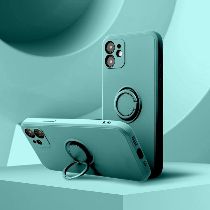 Futerał SILICONE RING do IPHONE 17 Air zielony