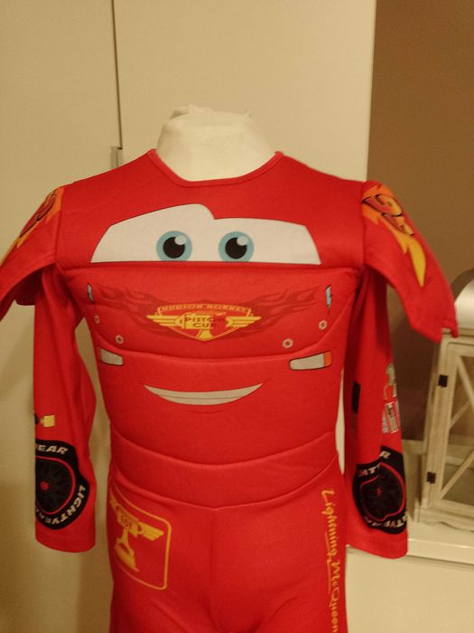 H&M strój kostium ZYGZAK MC QUEEN McQueen AUTA CARS 110/116 (111)