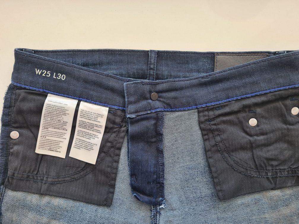 Calvin Klein Jeans skinny rozm.25/30,  j.nowe, Warszawa