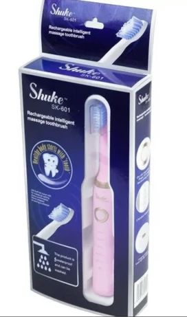 Электрическая зубная щётка Shuke SK-601 с 4 насадками, 5 режимов работ
