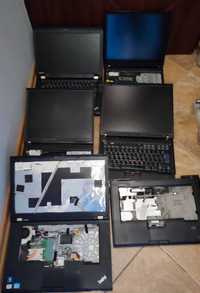 Kilka laptopów ThinkPad - T400, T43, T530 itp, stacje dokujące, części