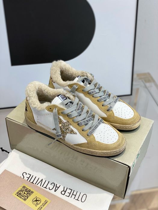 Кеди Golden Goose утеплені з хутром розміри 36,37,38,40,41