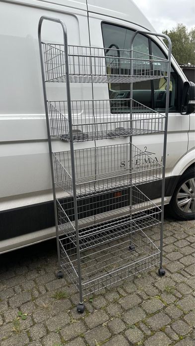 Regał Metalowy 45x200 cm. Duza ilość. Dodatkowo składane regały