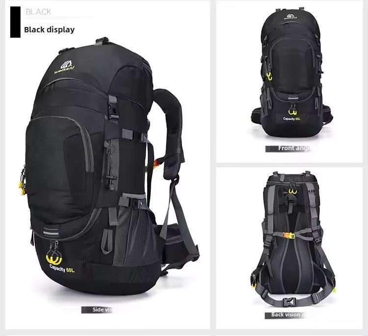 Туристичний трекінговий похідний рюкзак Weikani 60L + чехол в подарок