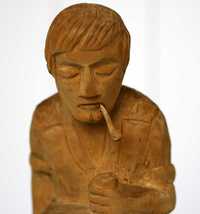Drewniana rzeźba ludowa Aniela Orłowska z Przysietnicy