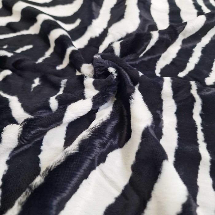 Tecido Pêlo Sintético Zebra - ÚNICO E EXCLUSIVO!