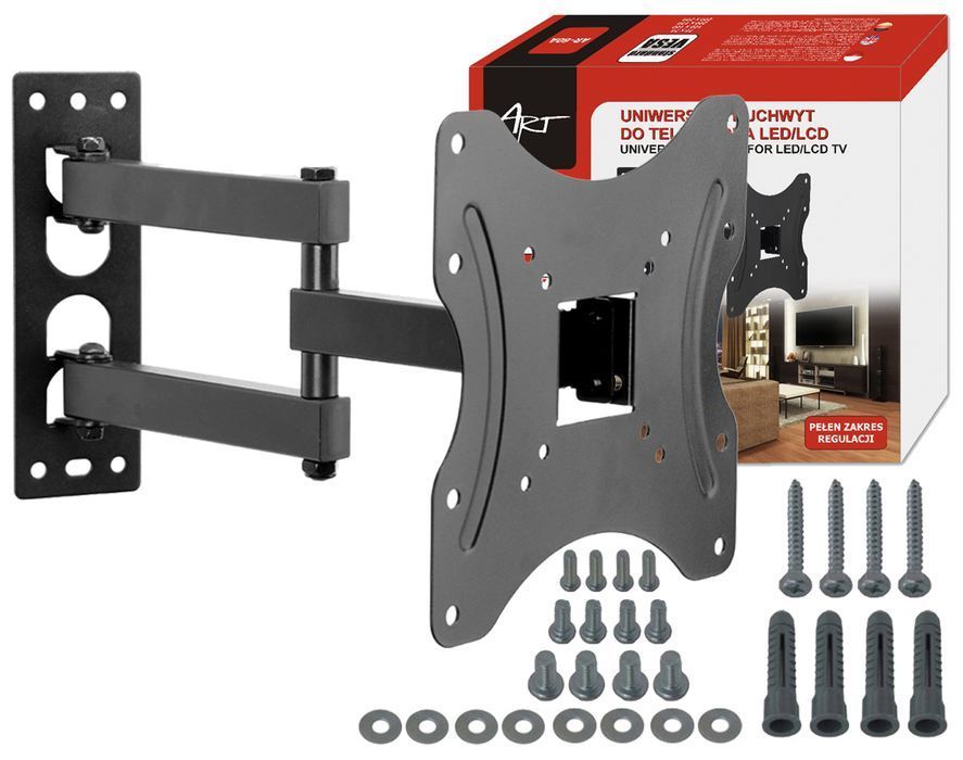 Uchwyt do telewizora 19-42'' 35kg ścienny regulowany wieszak AR-60A