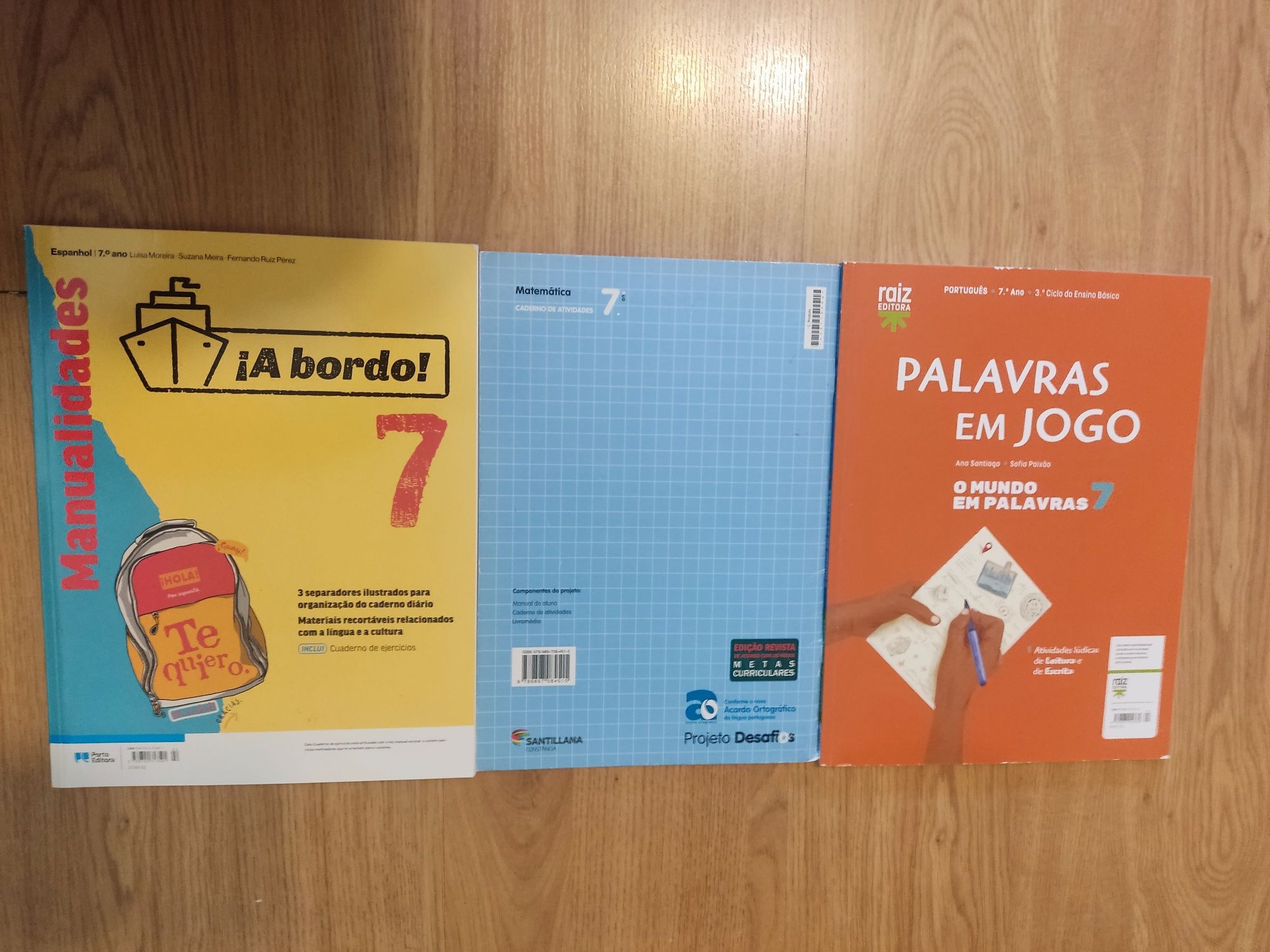 Caderno de fichas/ apoio/ atividades 7° ano - €6,00 cada
