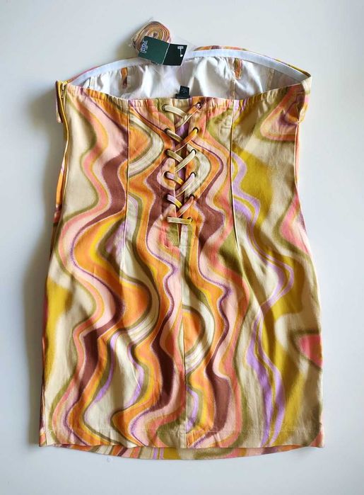 Krótka sukienka tuba hippie