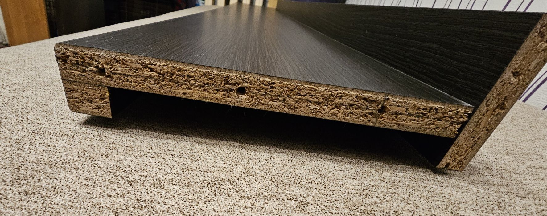 Półka wisząca 155 cm  wenge na książki,  kwiaty i inne
