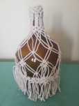 Decoração Garrafão com macrame