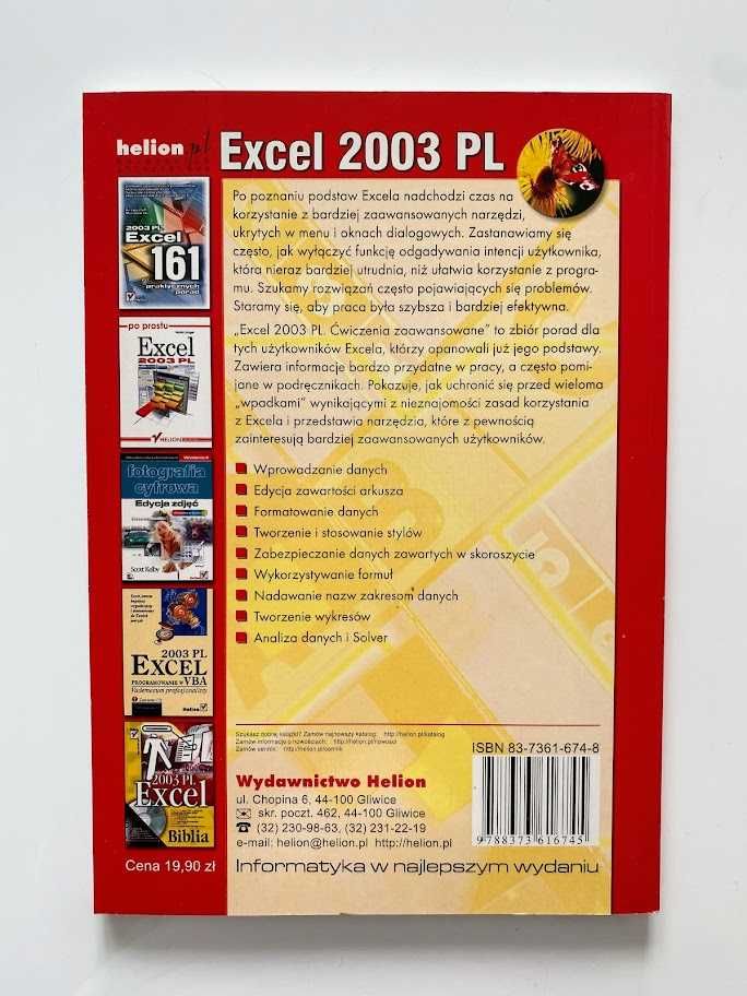 Excel 2003 PL. Ćwiczenia zaawansowane Krzysztof Masłowski