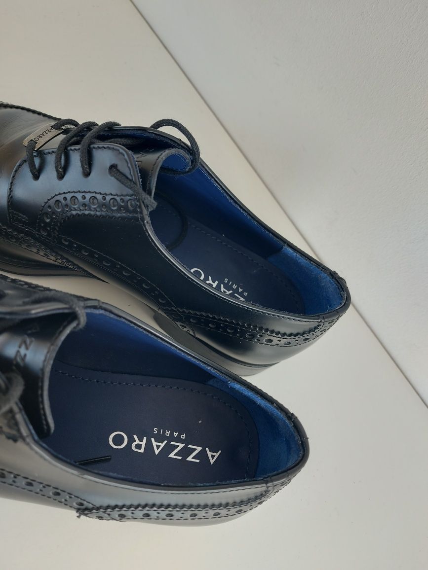 Buty męskie skórzane Azzaro Paris w rozmiarze 39