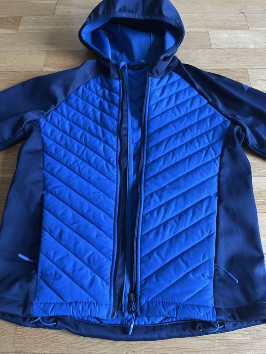 4F Jak Nowa granatowa kurtka membrana r.146cm